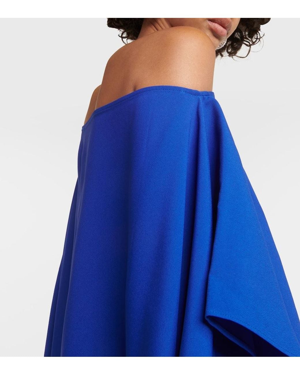 Taller Marmo Blue Jerry One-Shoulder Jumpsuit