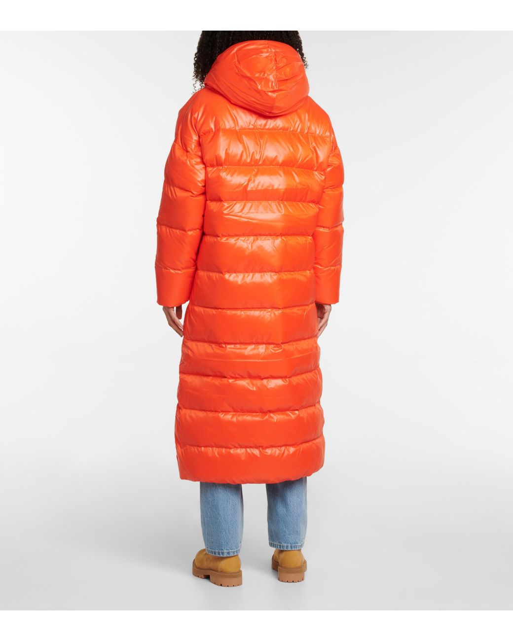 Manteau doudoune Nike en coloris Orange | Lyst