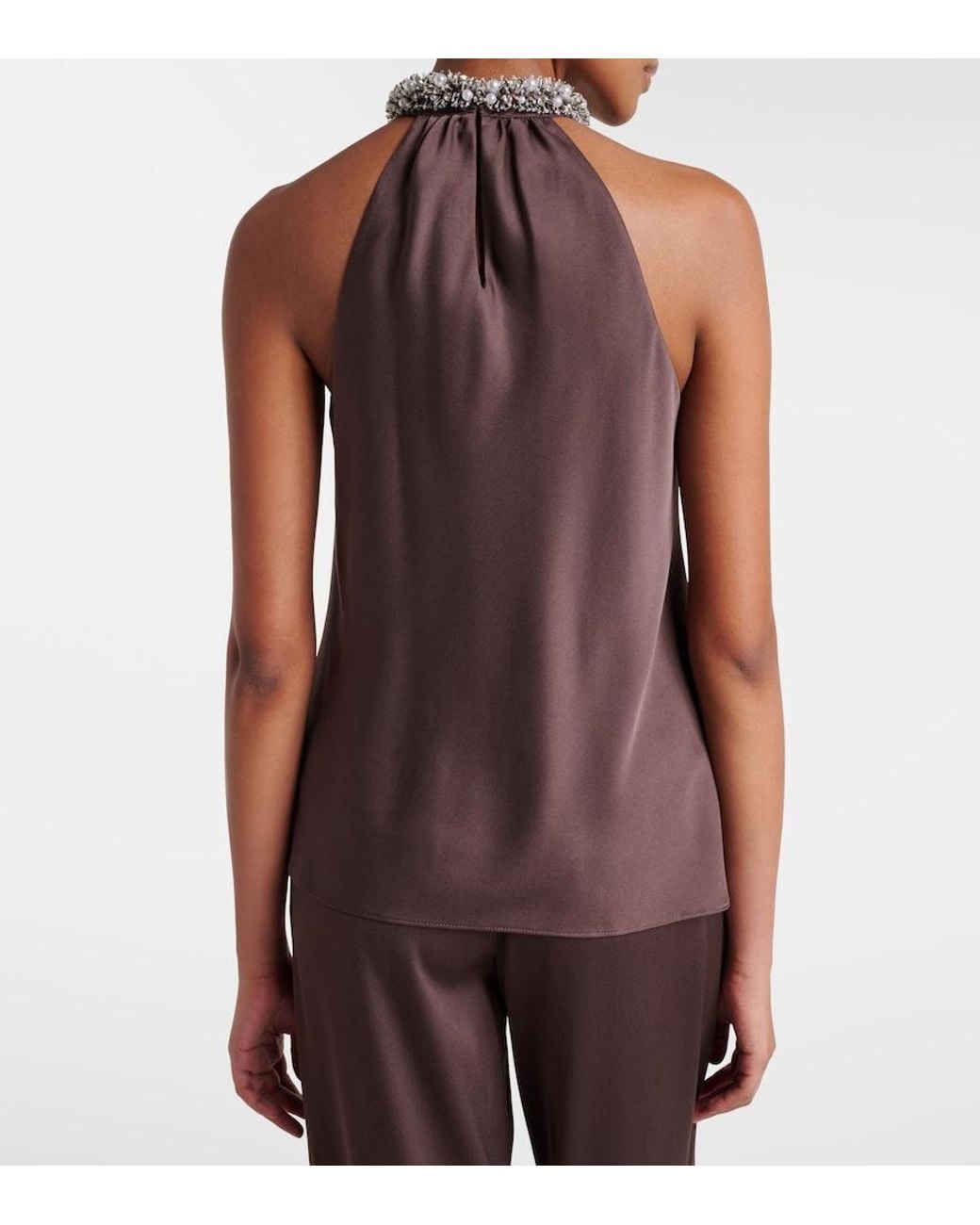 Top di Jonathan Simkhai in Brown