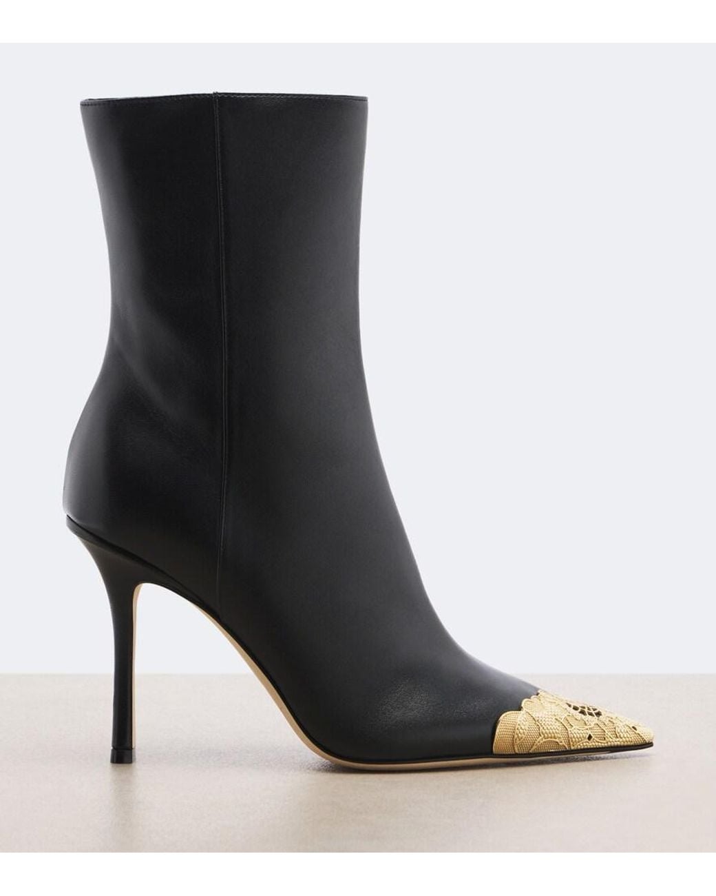Jimmy Choo Black Faiz Leather Ankle Boots