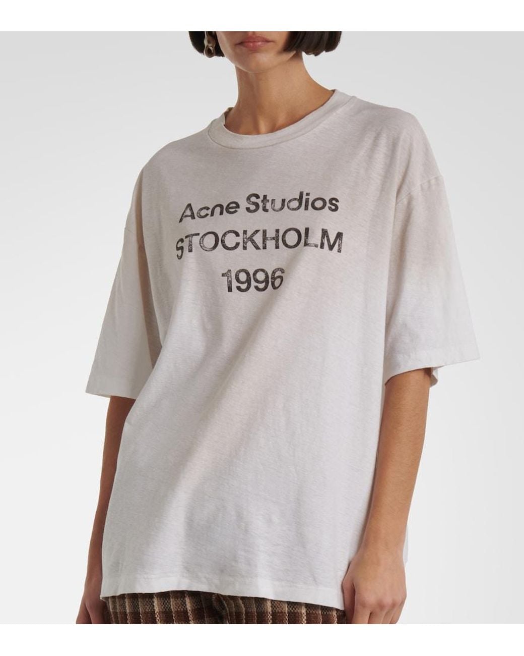 Acne White Exford 1996 T-Shirt