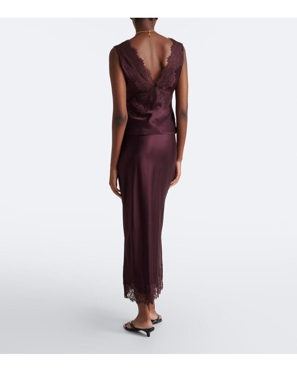 Gonna Midi Matilde di Rixo in Purple