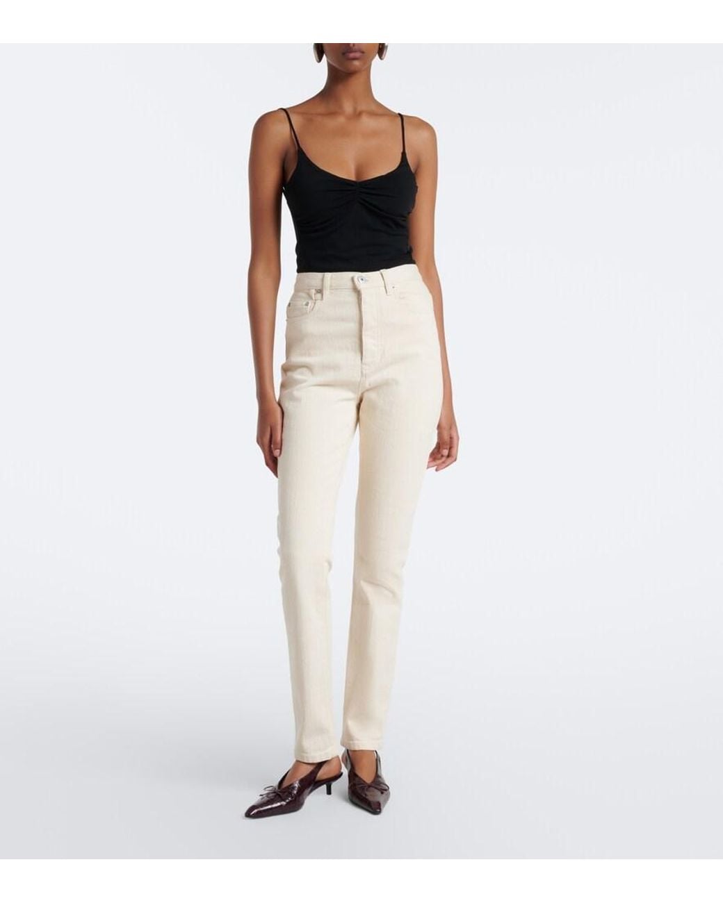 Jacquemus Natural Palma De-Nimes Skinny Jeans