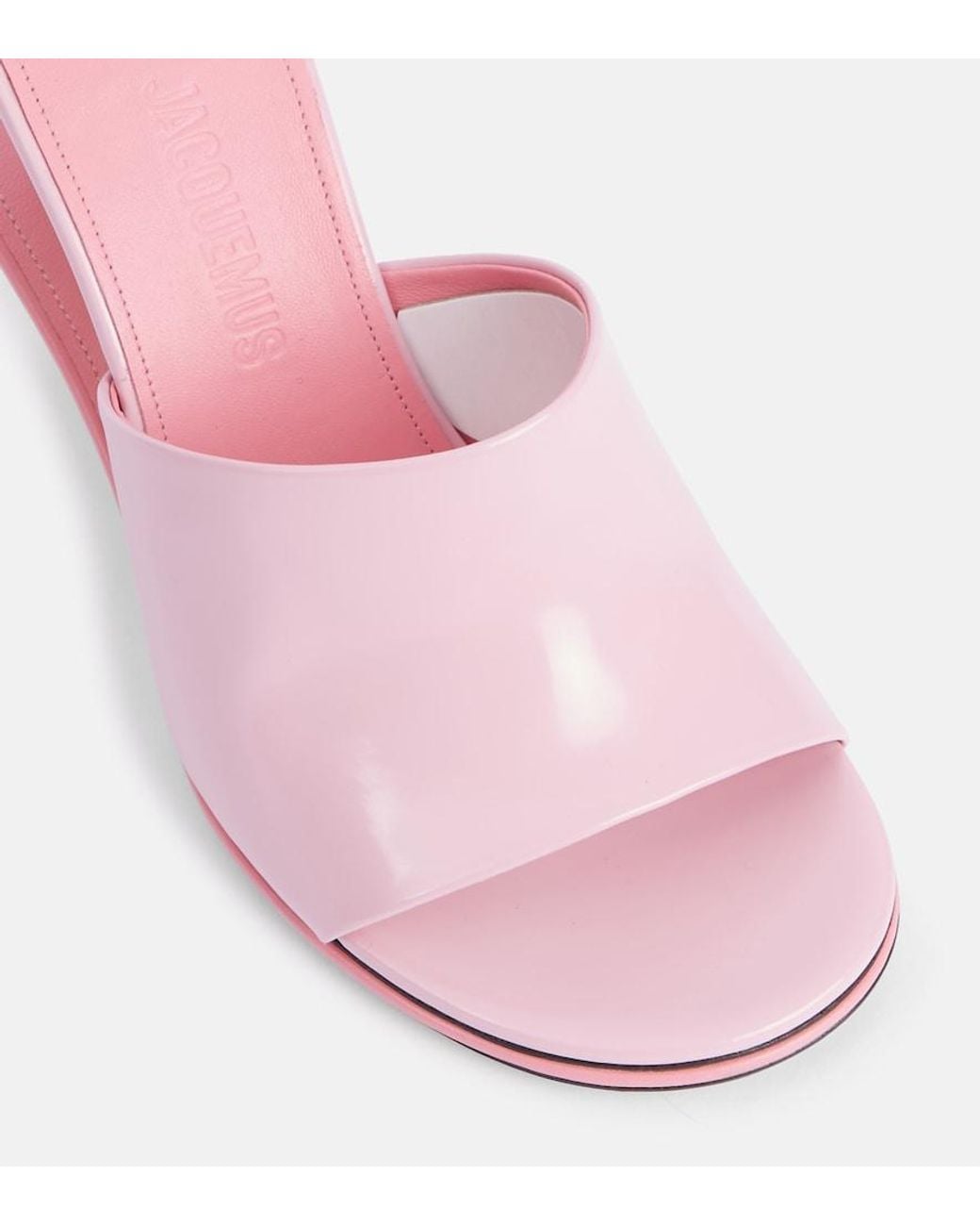 Jacquemus Pink Mini Flat Pumps For