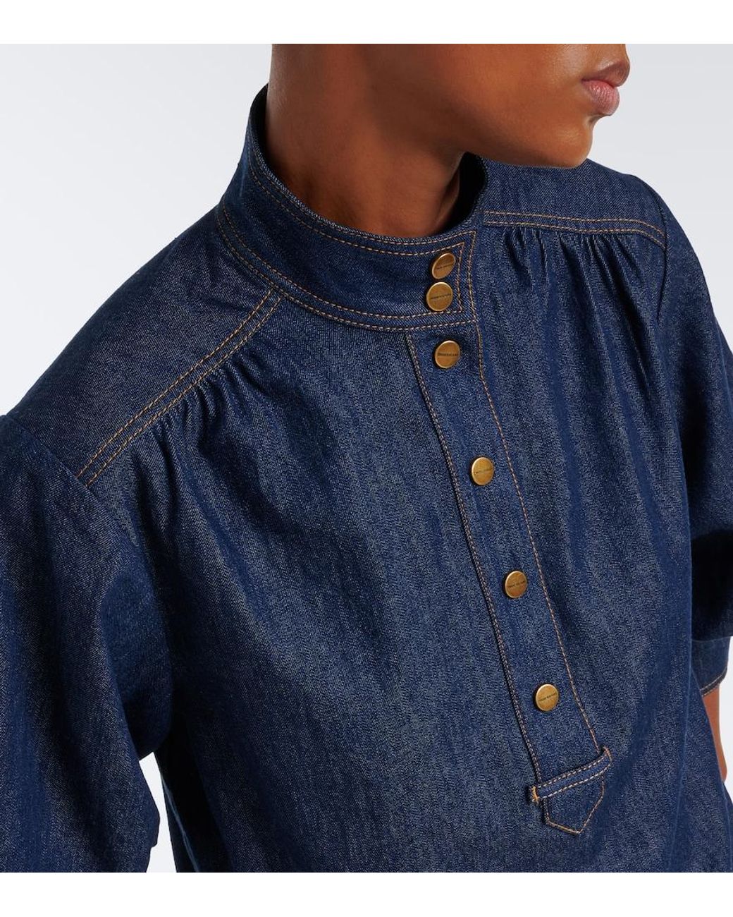 Zimmermann Blue Denim Blouse