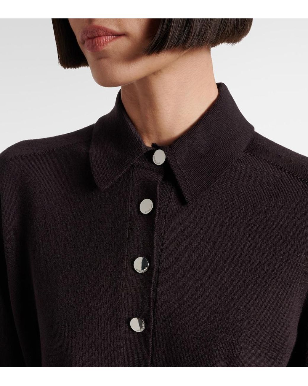 Sportmax Black Perseo Virgin Wool Cardigan