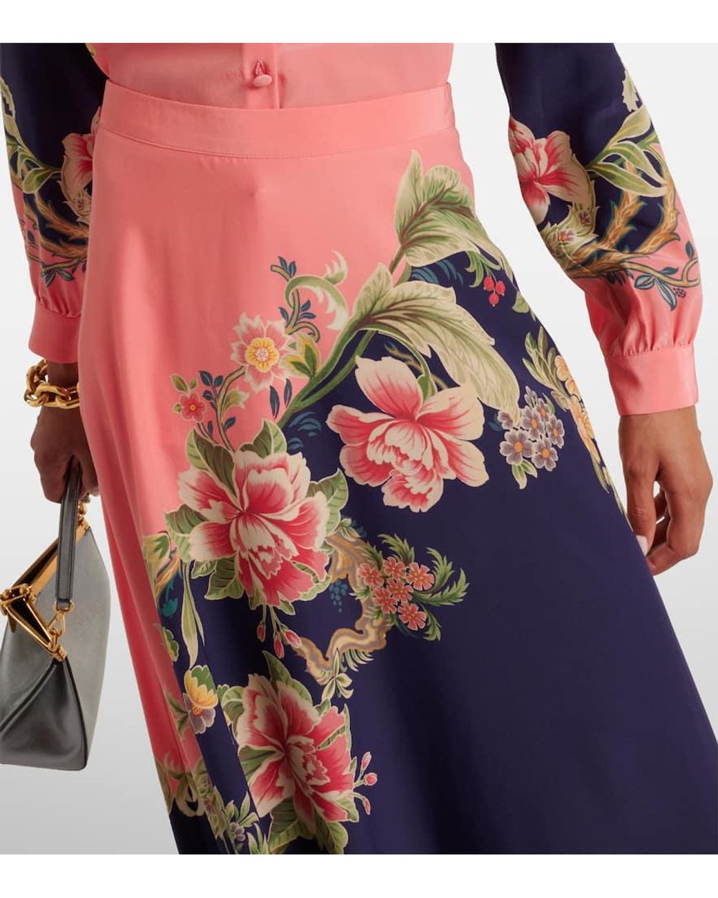Etro Blue Maxi Skirts