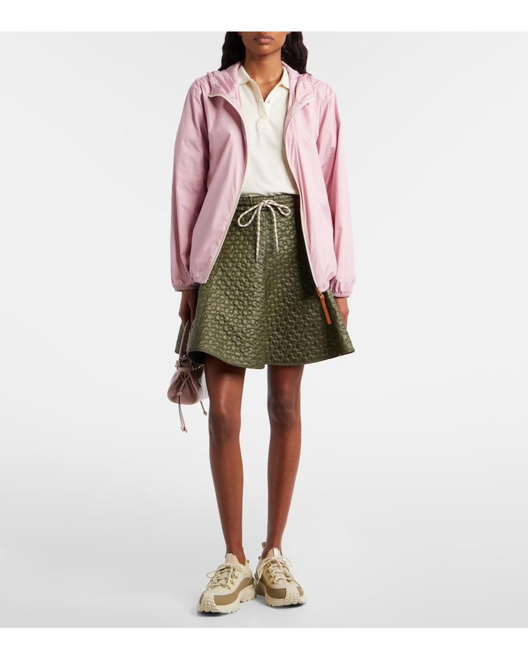 Moncler Pink Fegeos Hooded Jacket