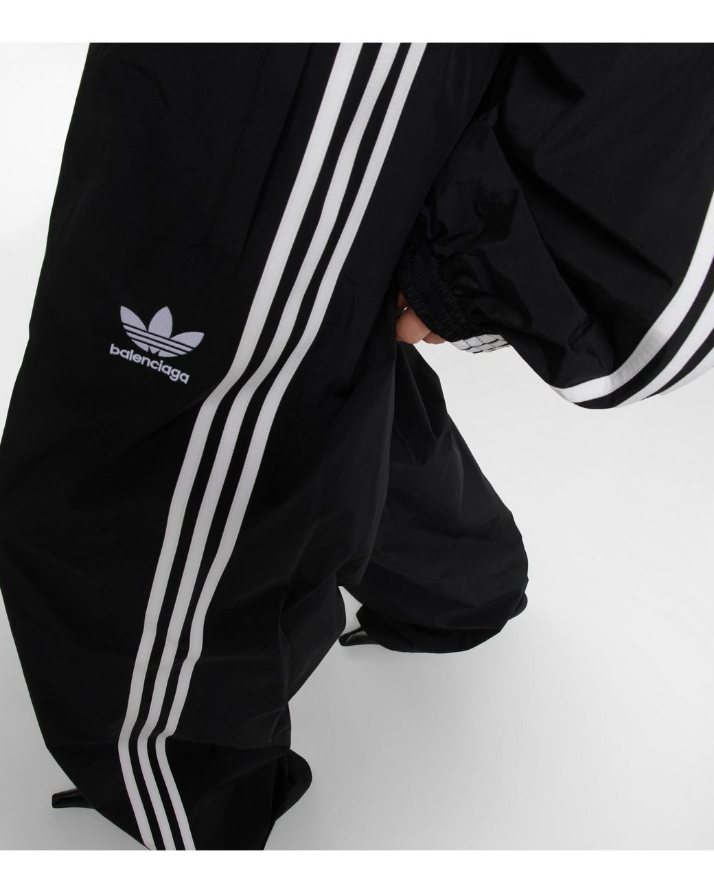 Balenciaga X Adidas Logo Track Pants in Blue | Lyst