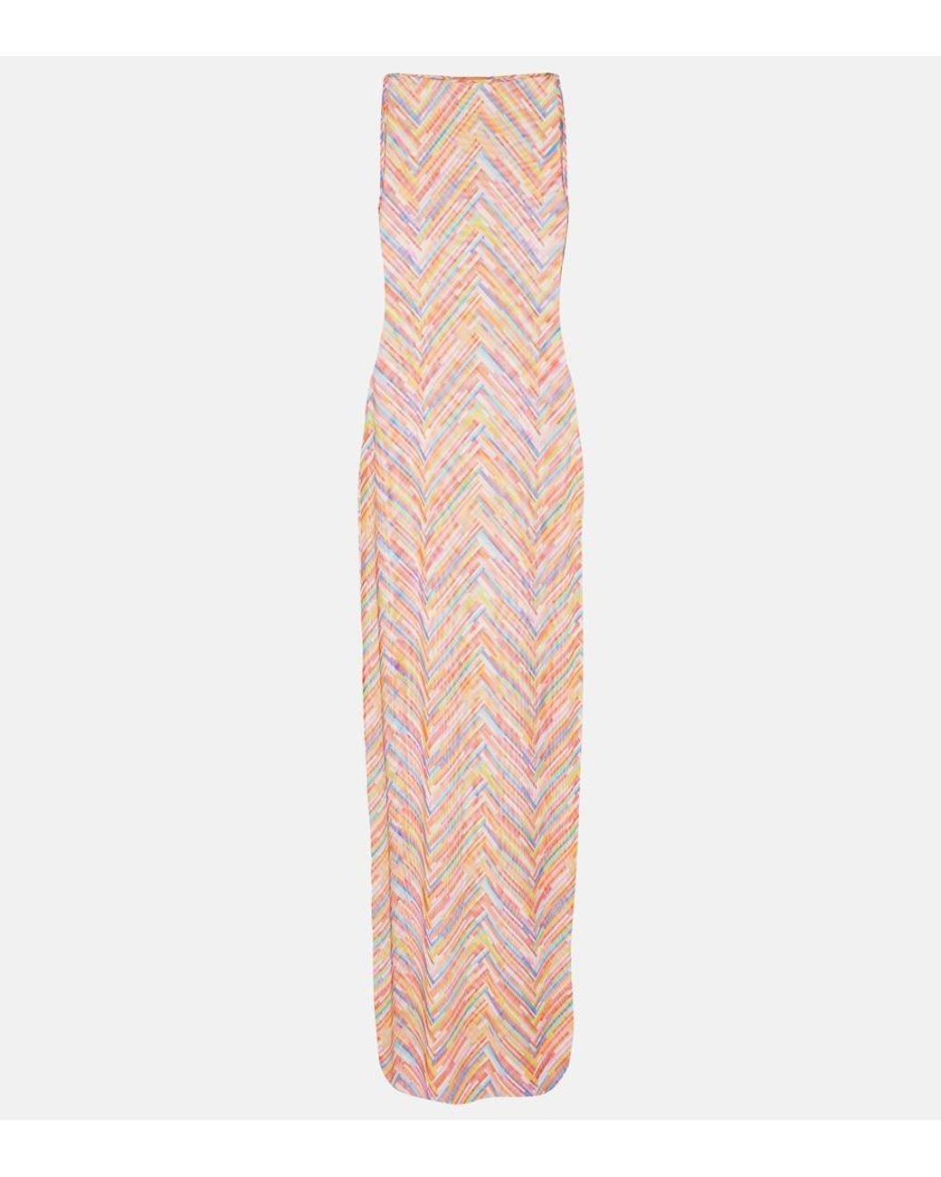 Missoni Pink Zigzag Beach Dress