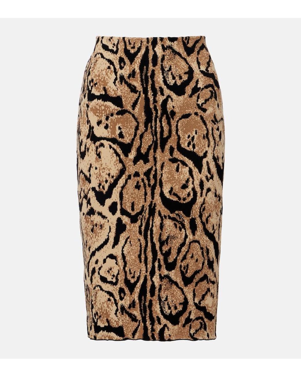 Stella McCartney Multicolor Jacquard Pencil Skirt
