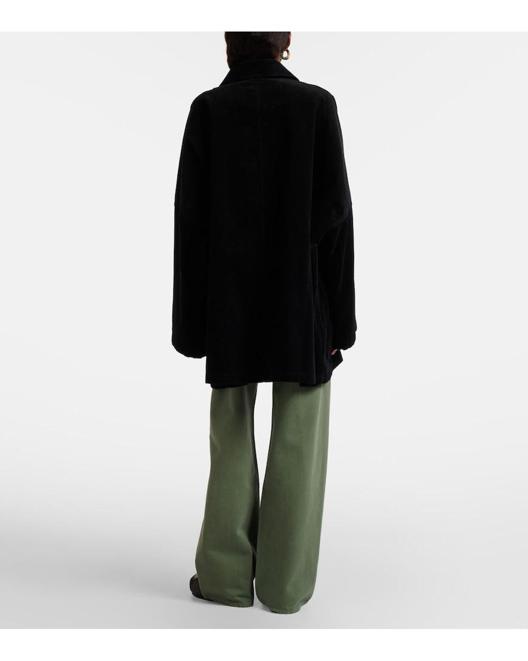 SLVRLAKE Denim Green Mica Wide-Leg Jeans