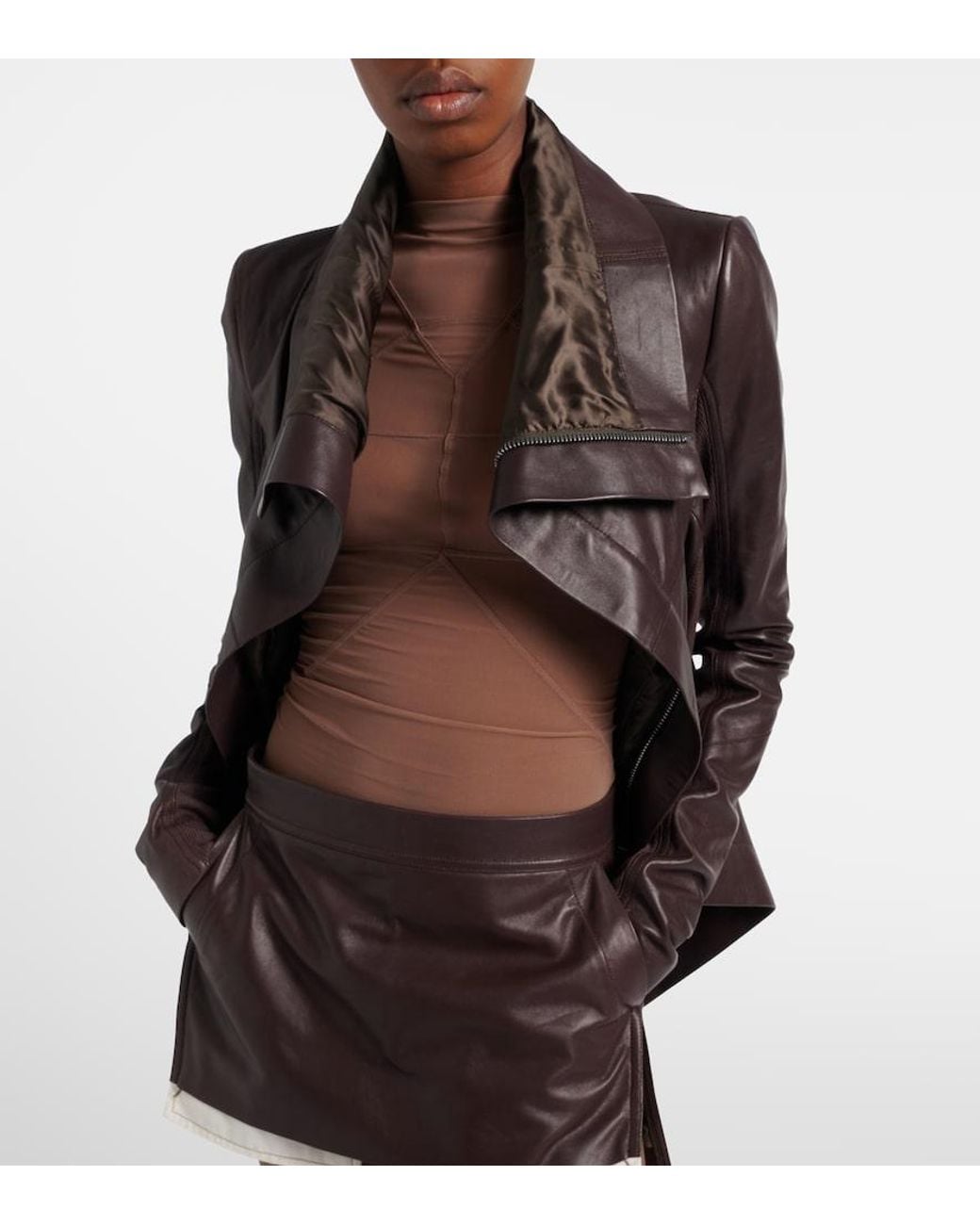 Rick Owens Pink Temple Sheer Tulle Top