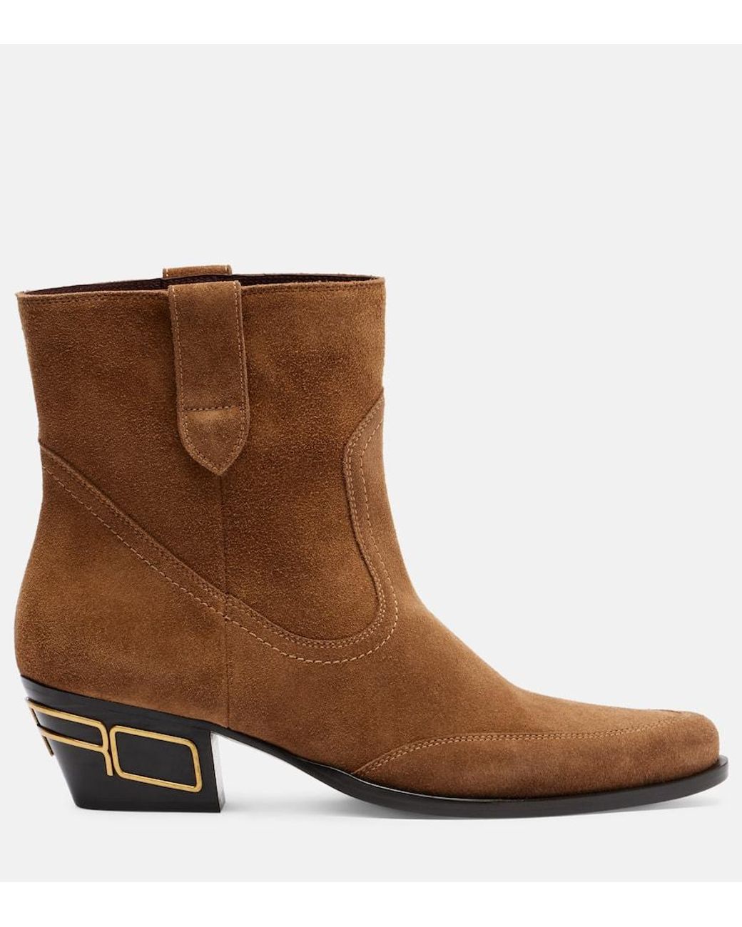 Etro Brown Suede Ankle Boots