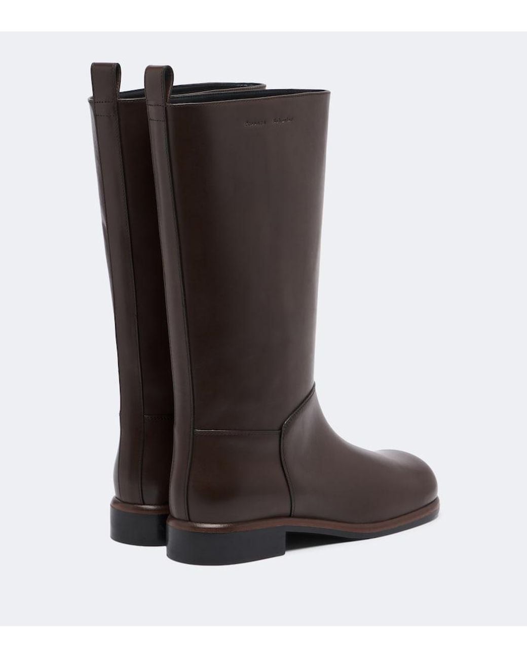 Proenza Schouler Brown Esme Leather Knee-High Boots