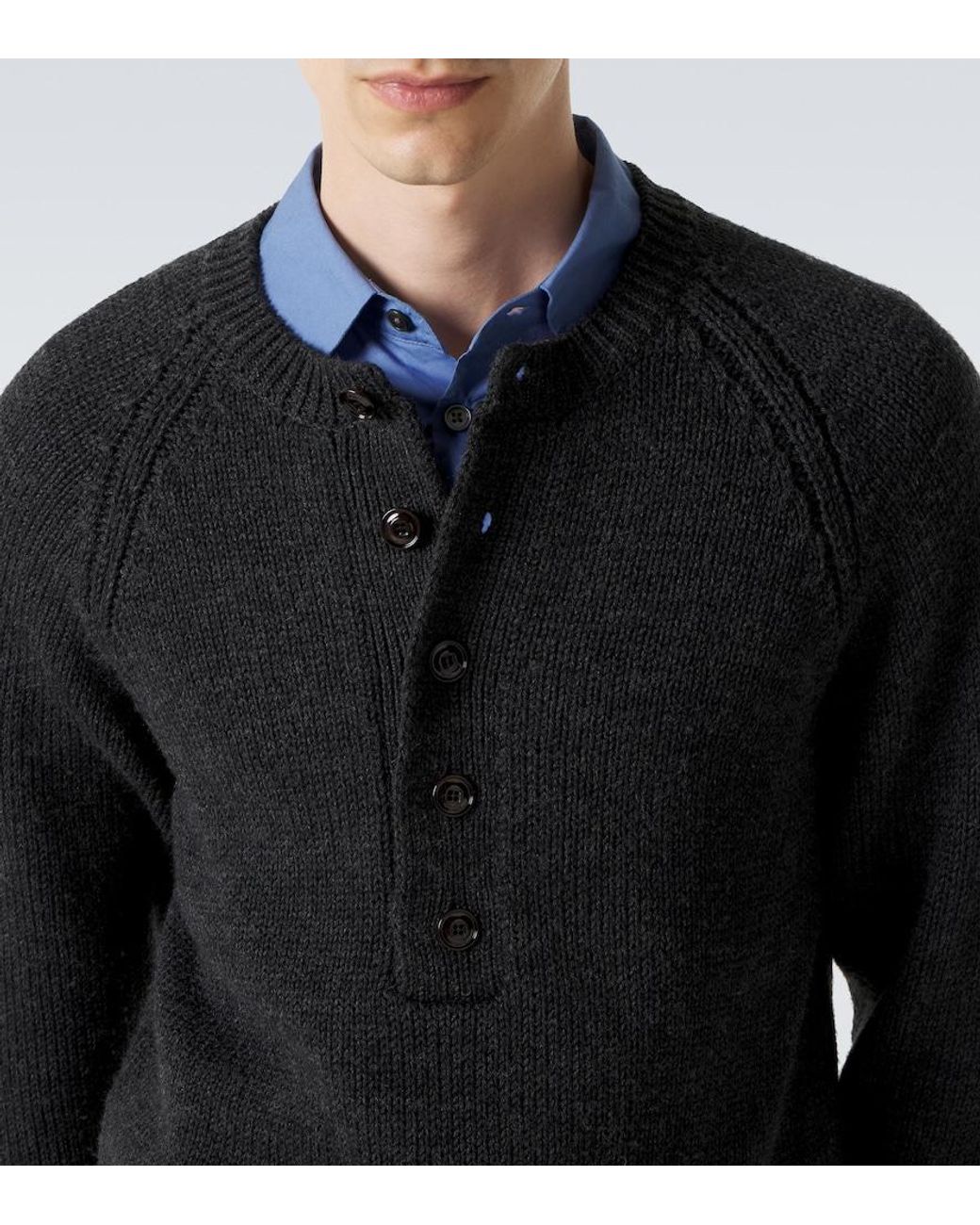 Our Legacy Black Wool Sweater for men