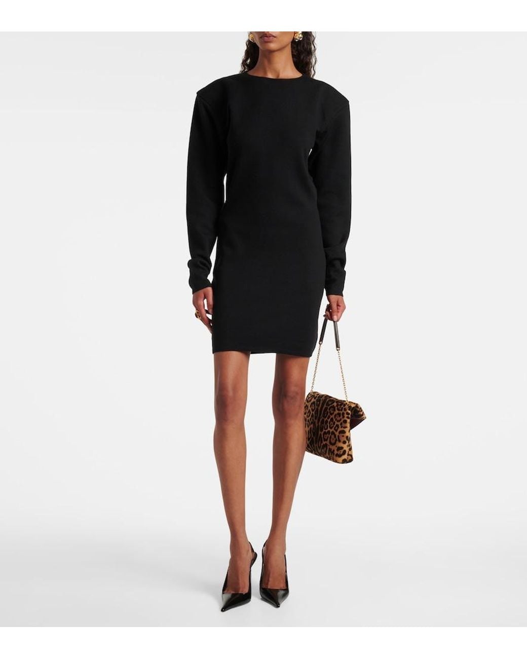 Saint Laurent Brown Cassandre Calf Hair Shoulder Bag