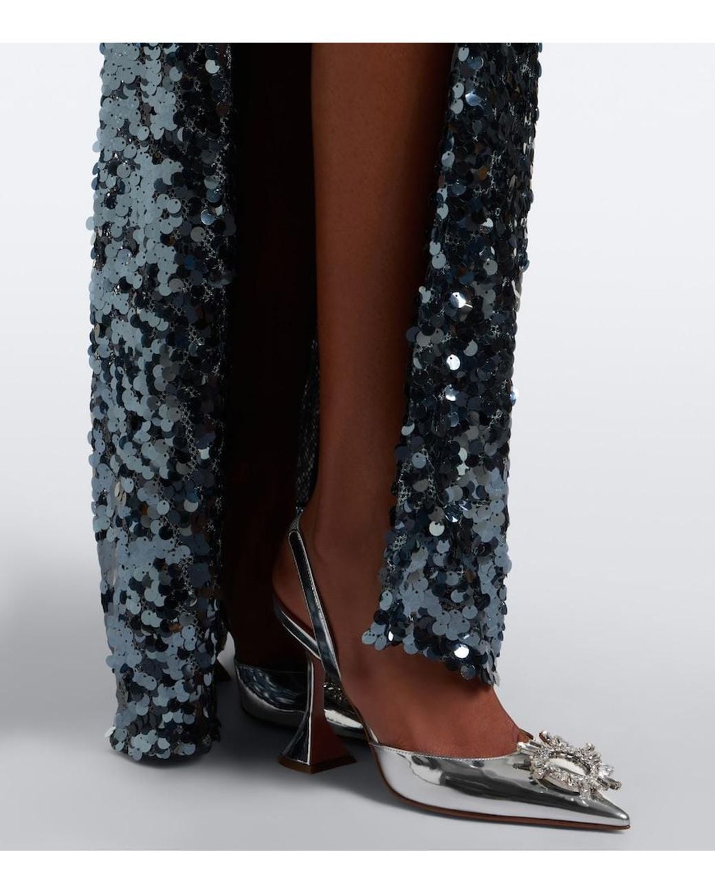 Christopher Esber Black Opaline Sequined Gown