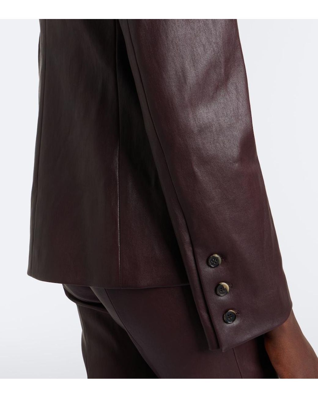 Stouls Brown Helly Leather Blazer