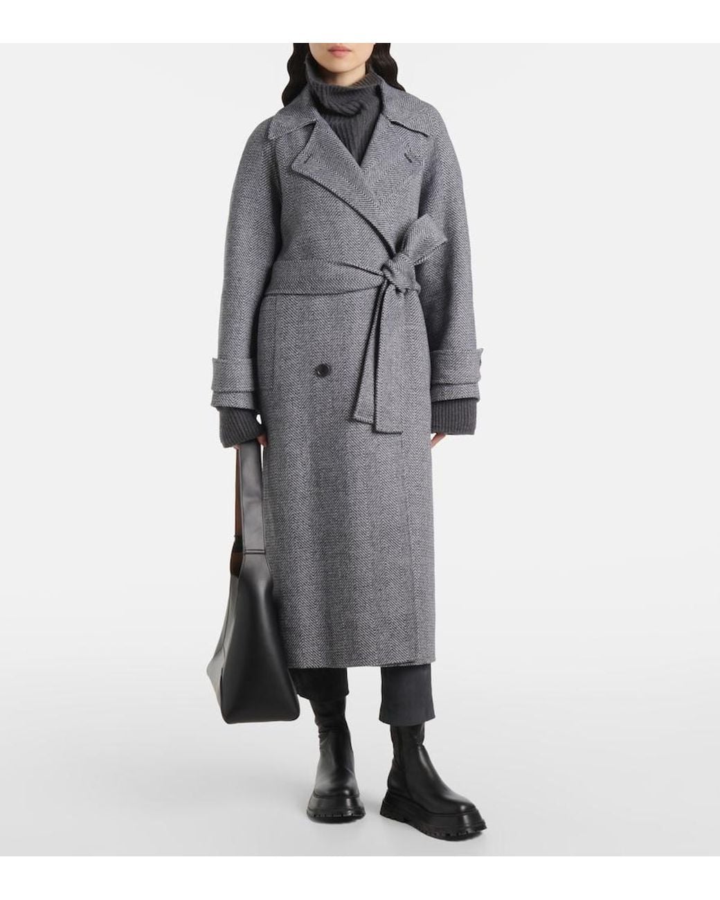 Joseph Gray New Navarre Virgin Wool Coat