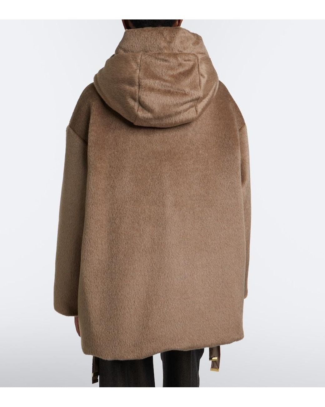 Max Mara Brown The Cube Reversible Alpaca And Wool Down Jacket