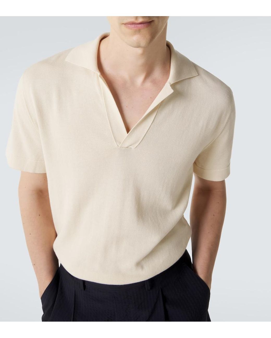 Polo En Coton STÒFFA pour homme en coloris Natural