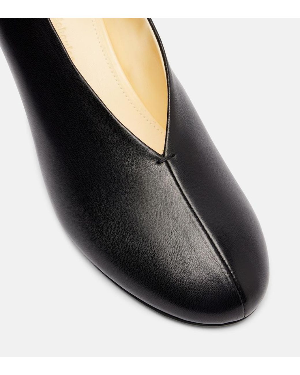 Proenza Schouler Black Tee Leather Pumps