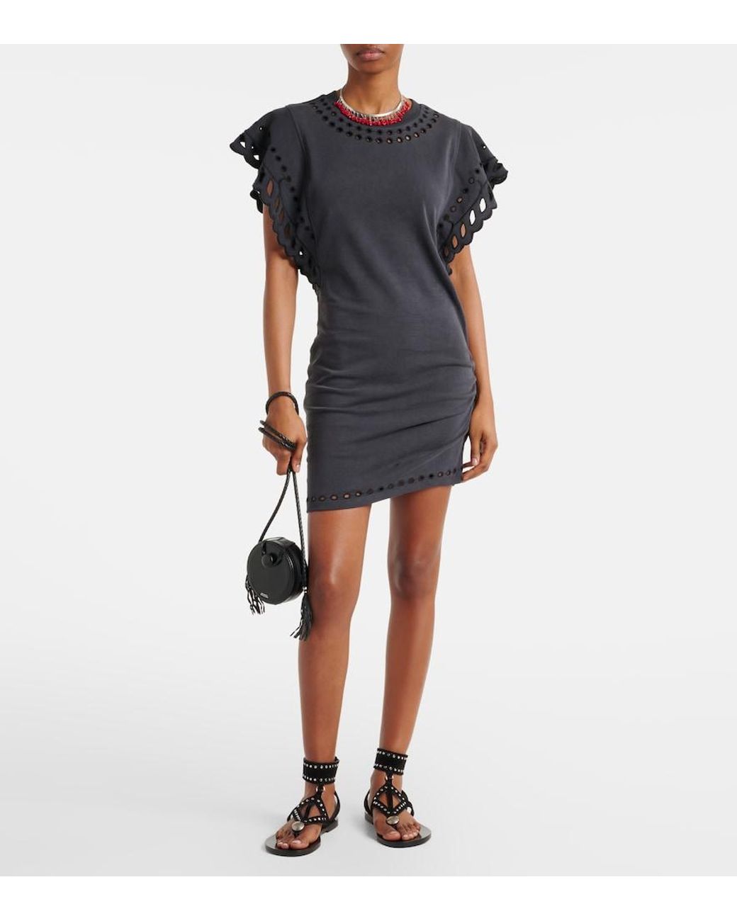 Isabel Marant Black Dress With Flattering Silhouette