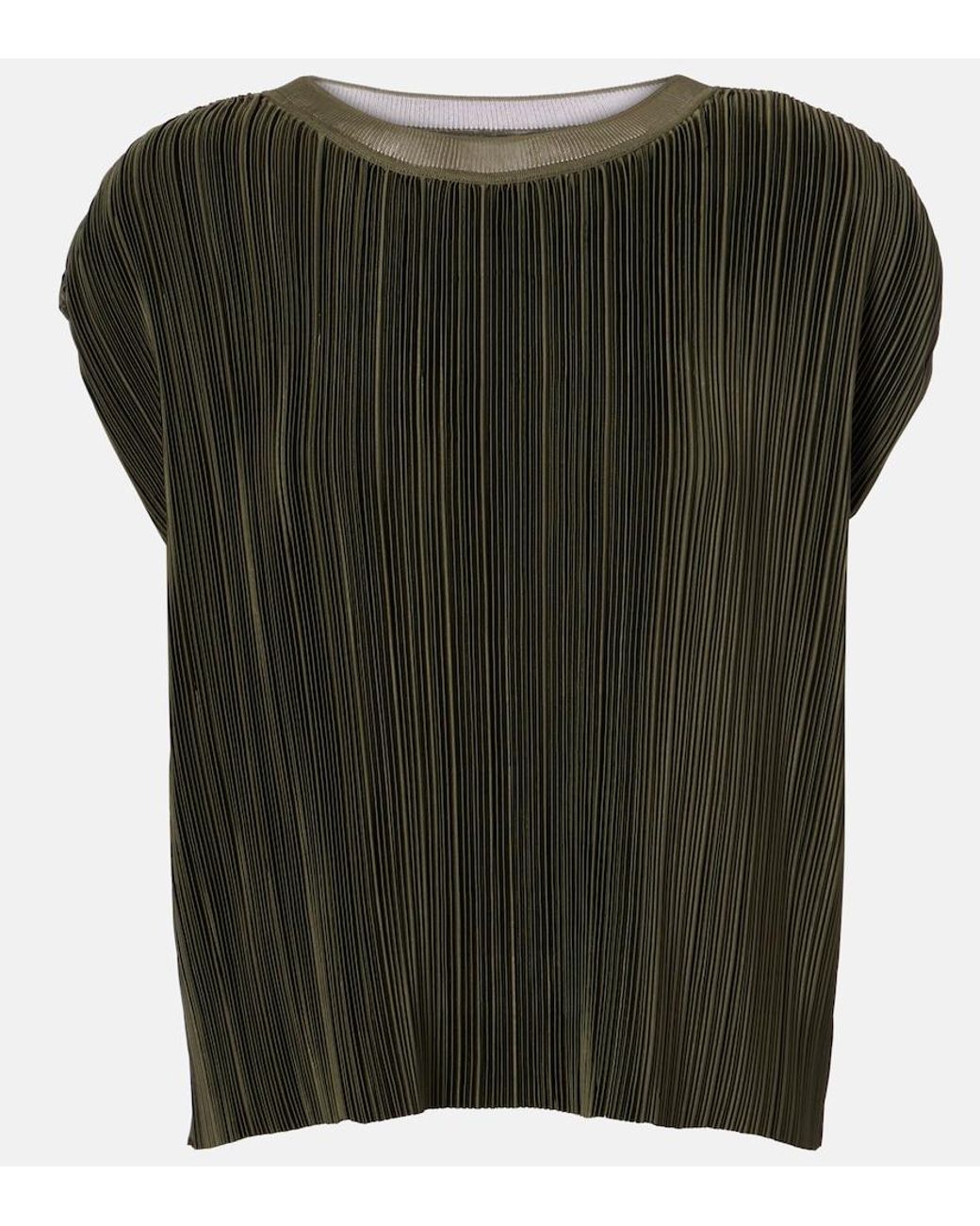 Joseph Black Cedre Plisse Satin Top