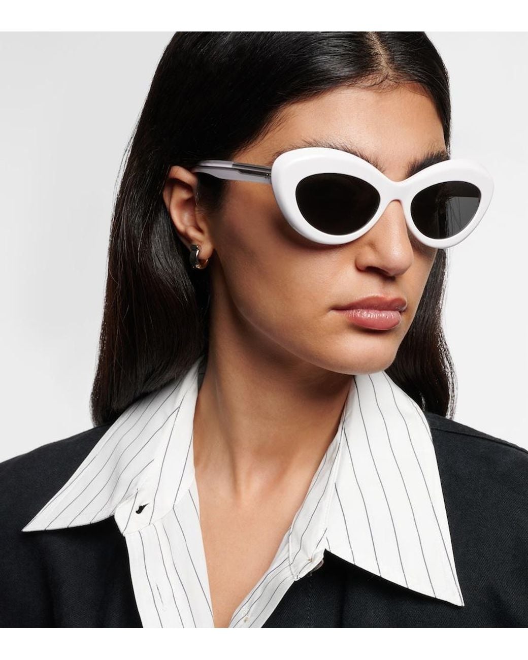 Khaite Gray X Oliver Peoples 1968C Cat-Eye Sunglasses
