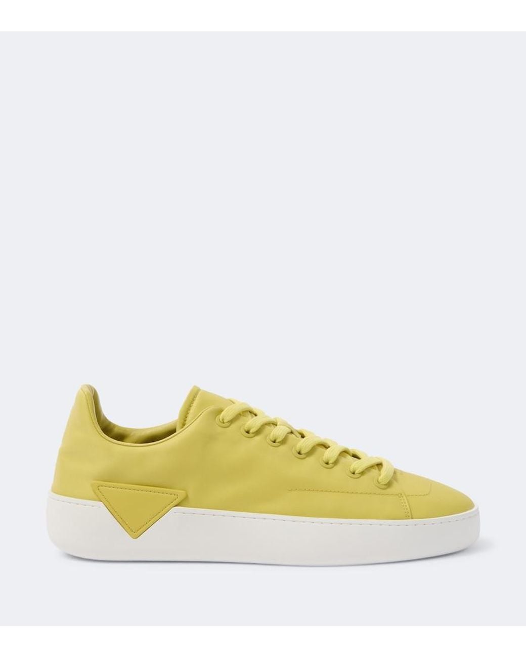 Prada Yellow Court Re-Nylon Sneakers for men