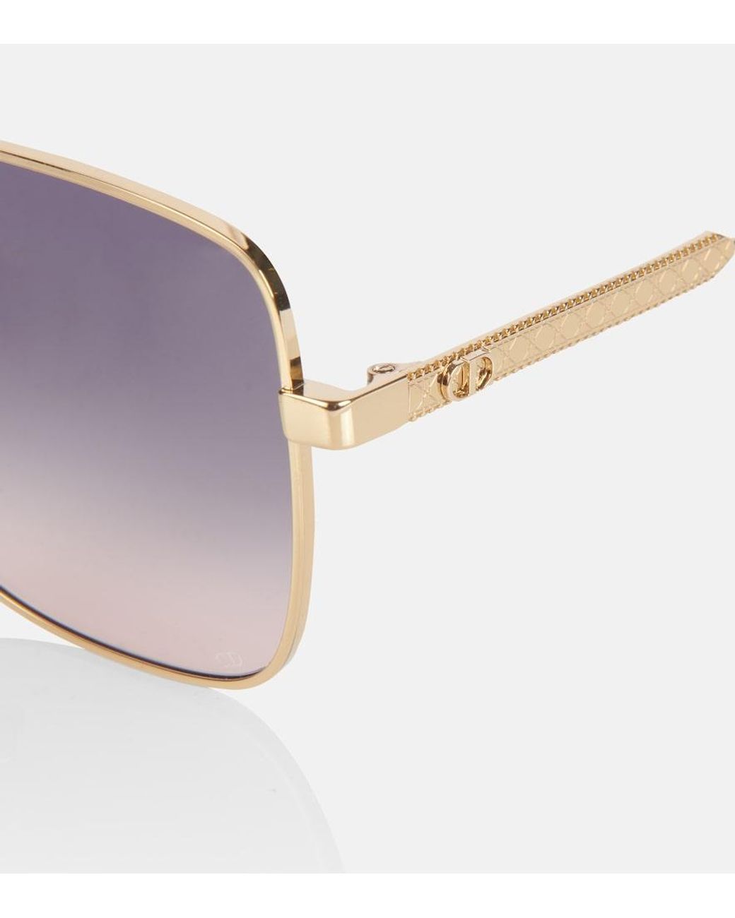 Dior Purple Diorcannage S1U Square Sunglasses