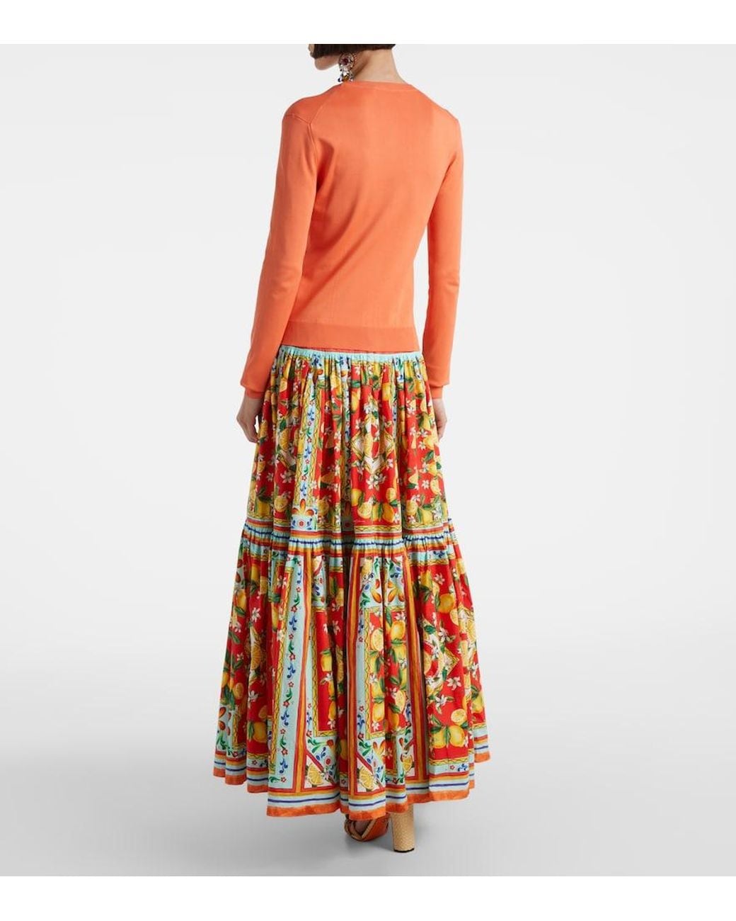 Dolce & Gabbana Orange Cardigan