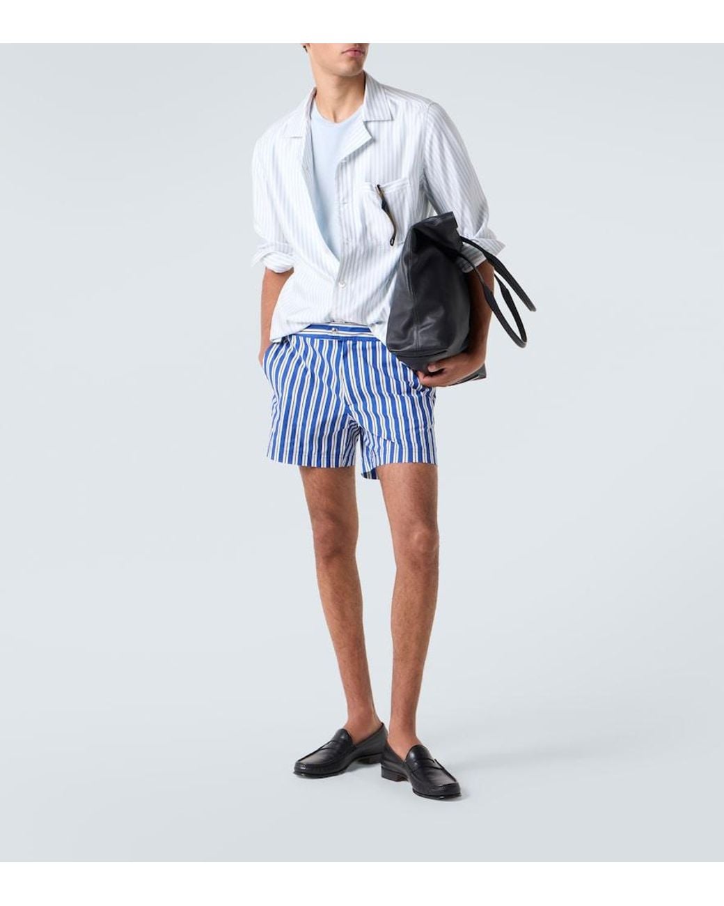 Tom Ford White Cotton And Silk Jersey T-Shirt for men