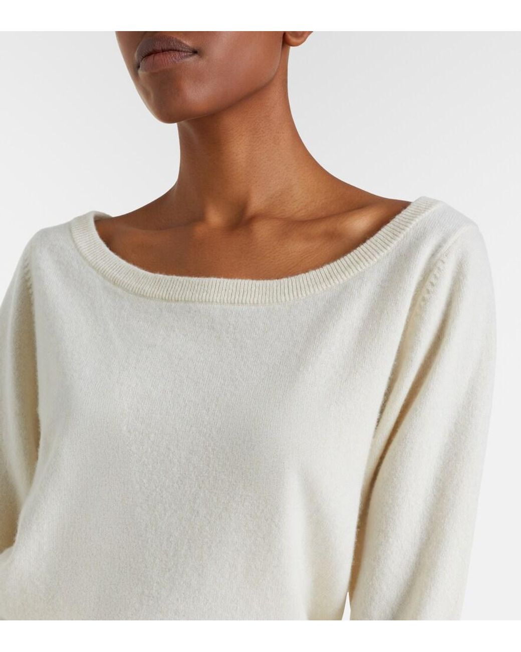 Extreme Cashmere Natural N°422 Marianne Cashmere Sweater