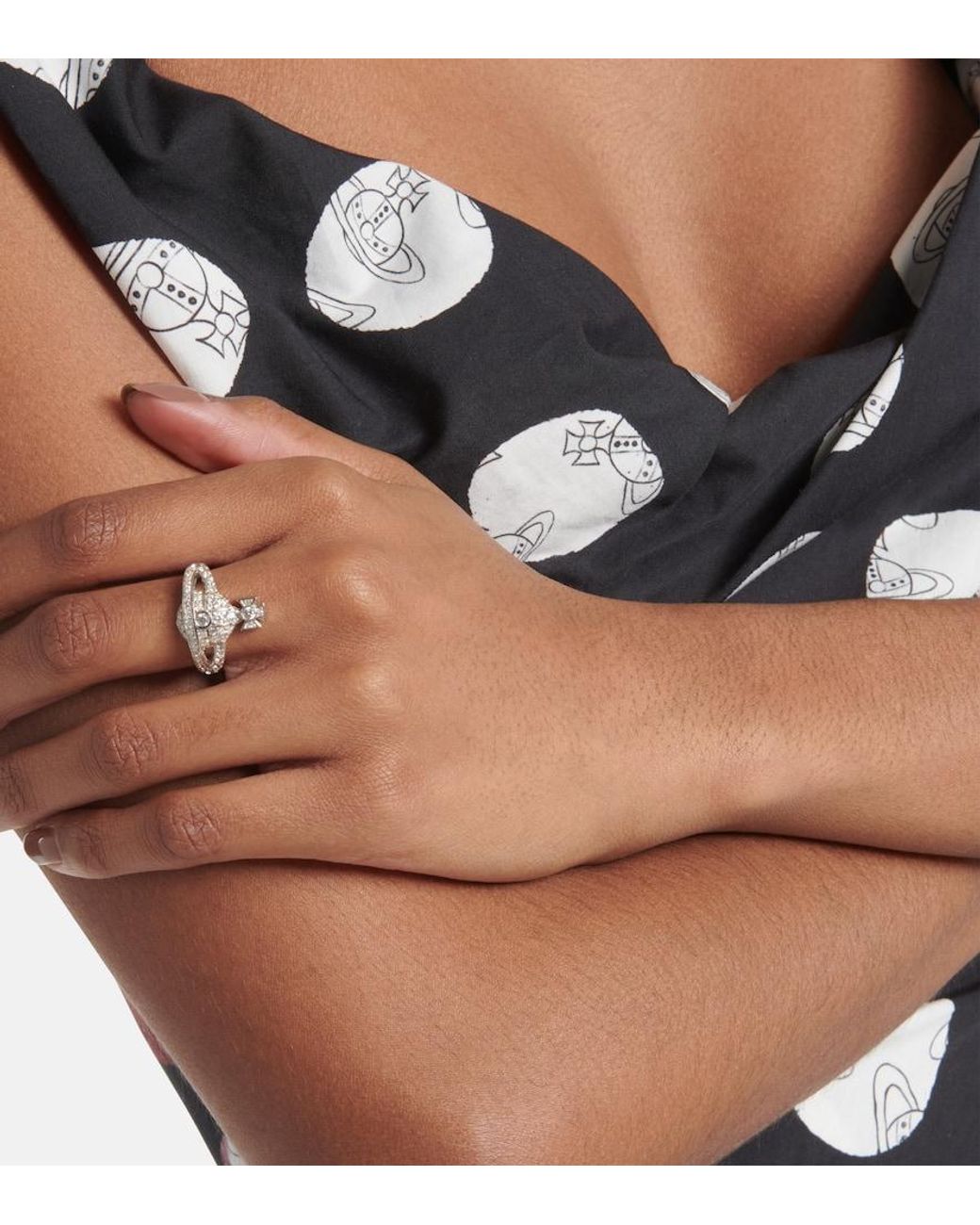 Vivienne westwood mini orb ring discount