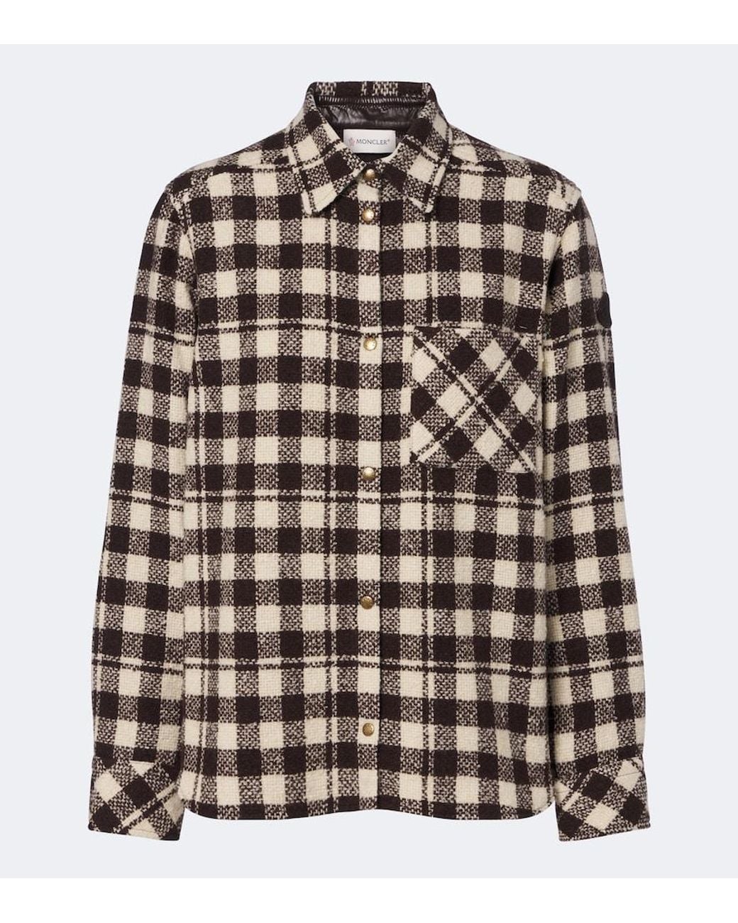 Giacca Camicia di Moncler in Black