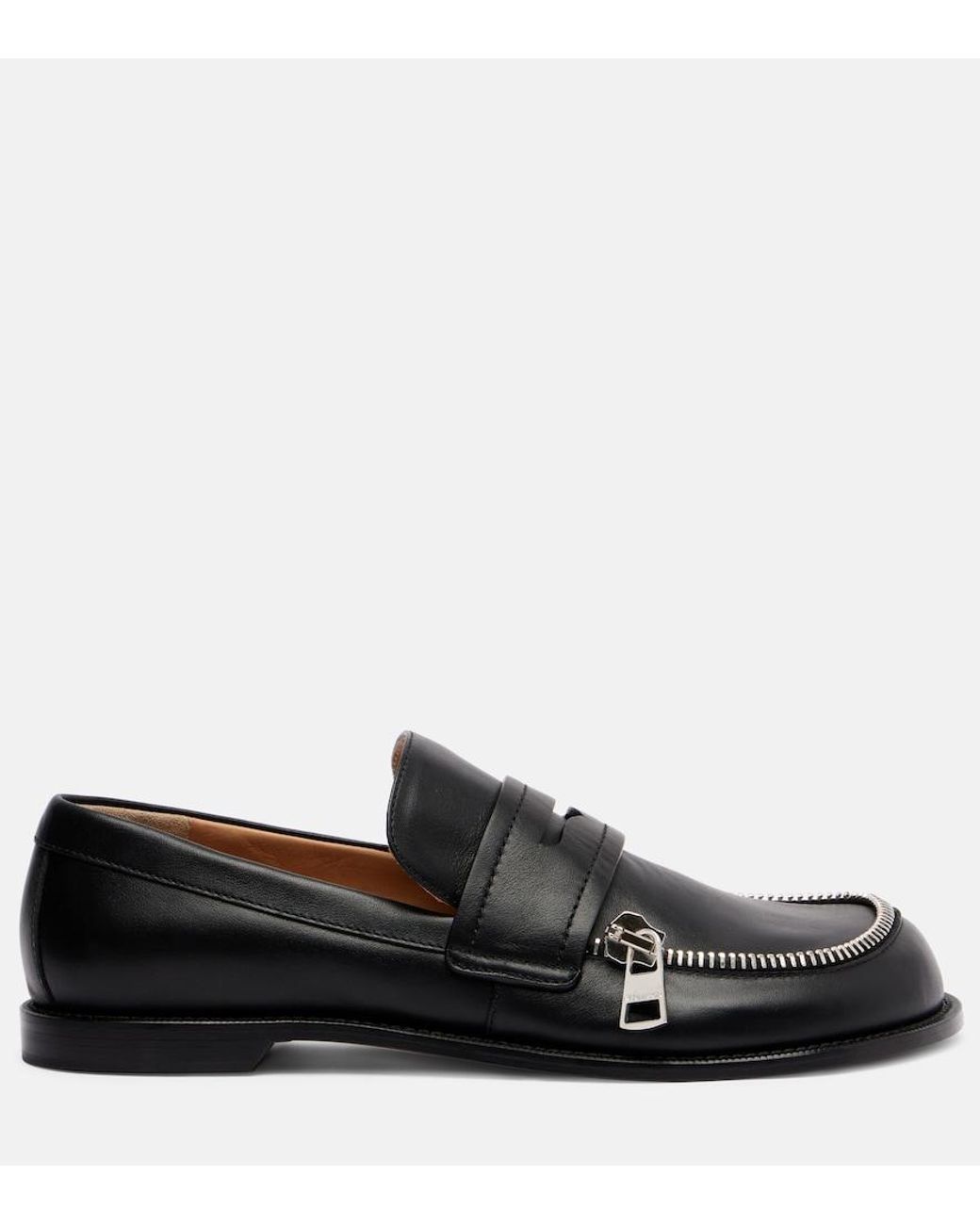 J.W. Anderson Black Leather Loafers