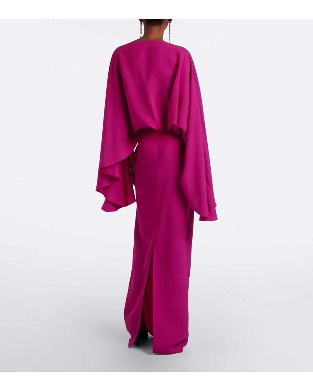 Taller Marmo Pink Eolia Draped Gown