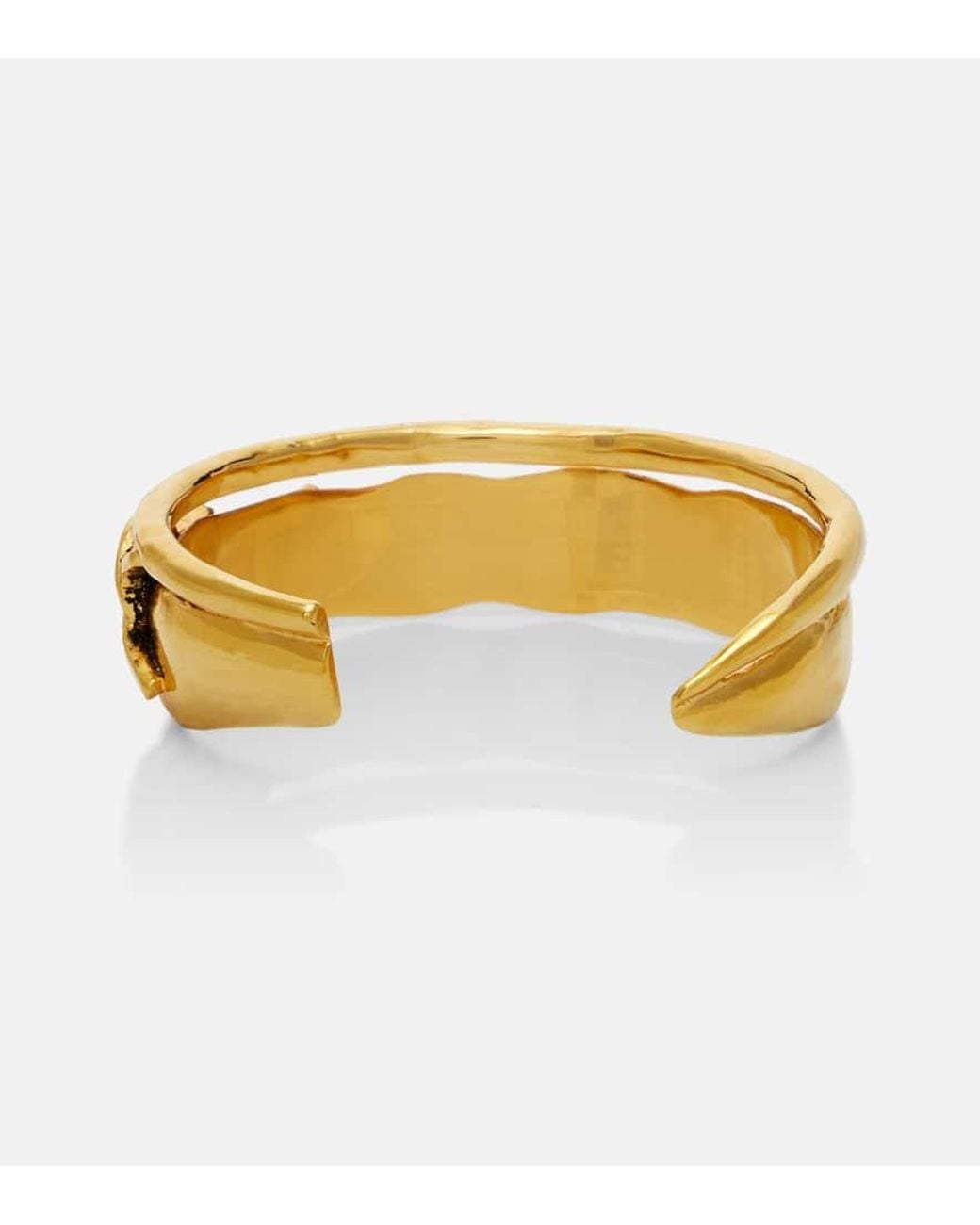 Brazalete Cassandre Saint Laurent de color Metallic