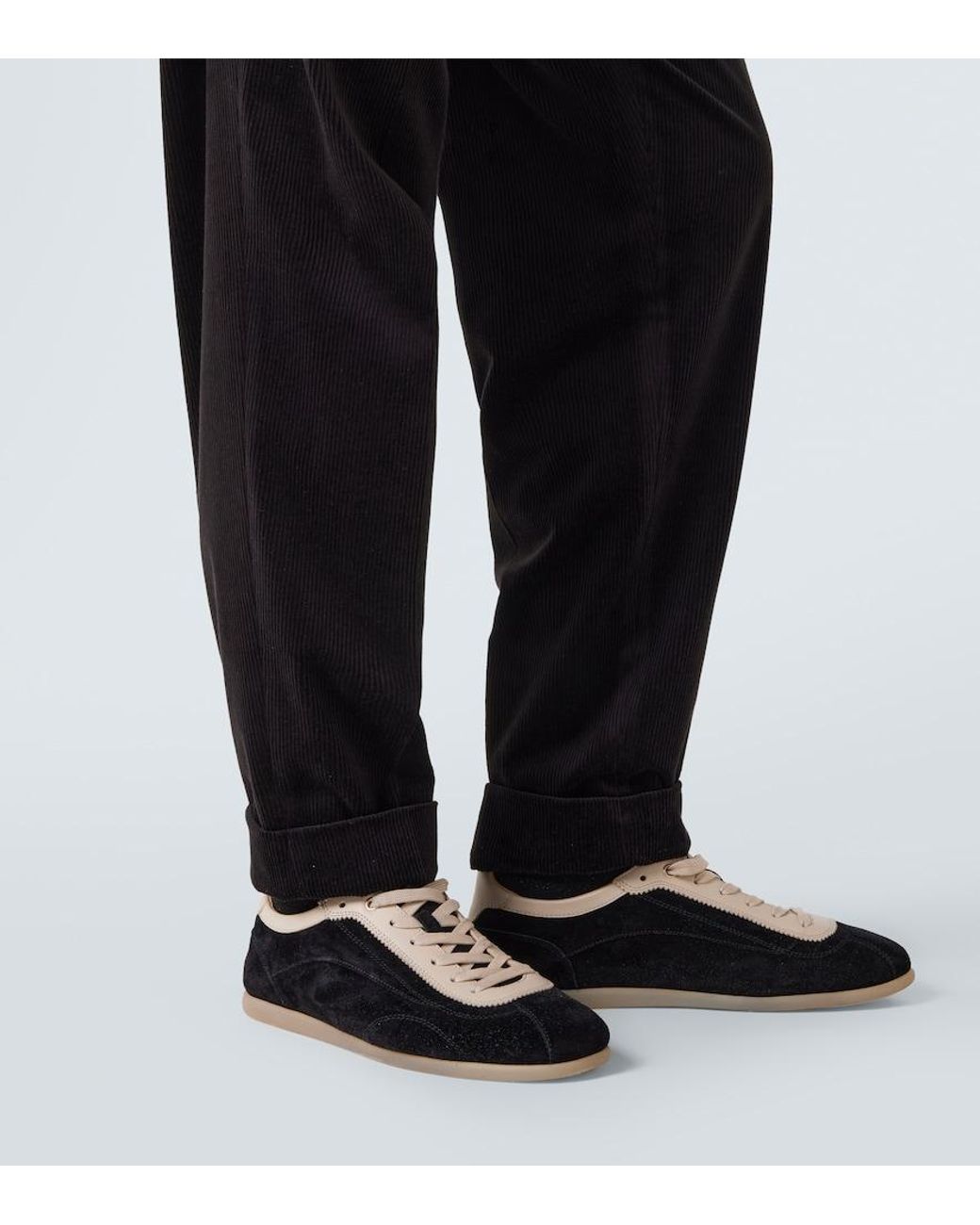 Pantaloni Regular di Brunello Cucinelli in Black da Uomo
