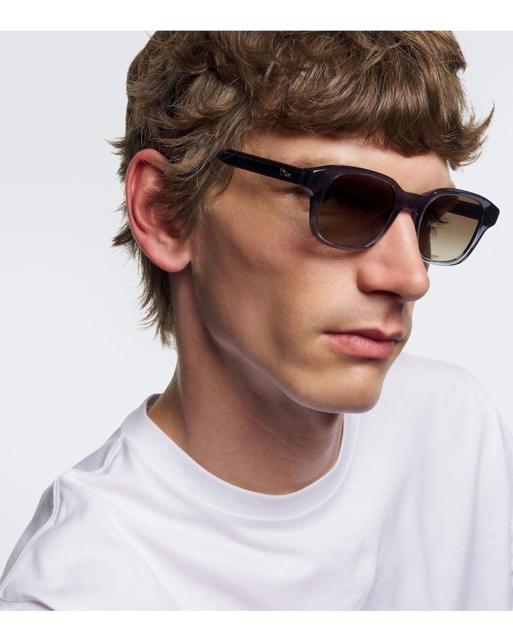Dior Blue Dioribbon S1 Rectangular Sunglasses for men