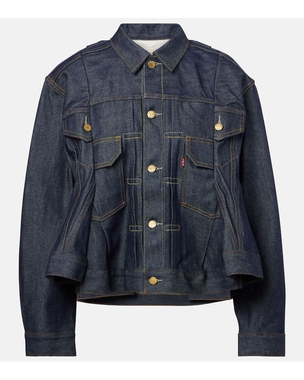 Sacai Blue X Levi's Denim Jacket