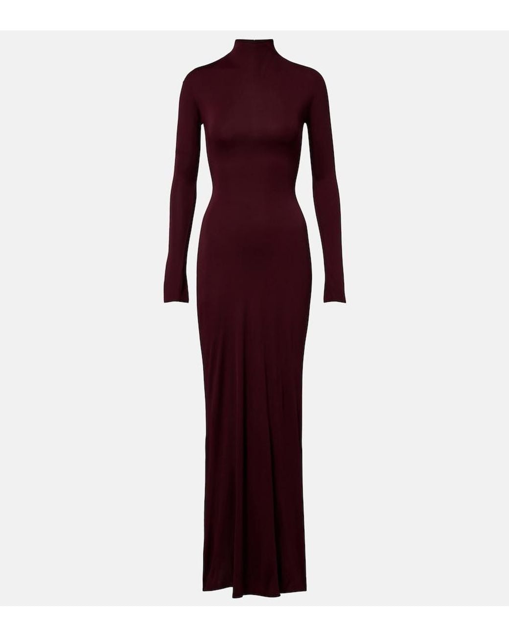 Alaïa Purple Jersey Gown