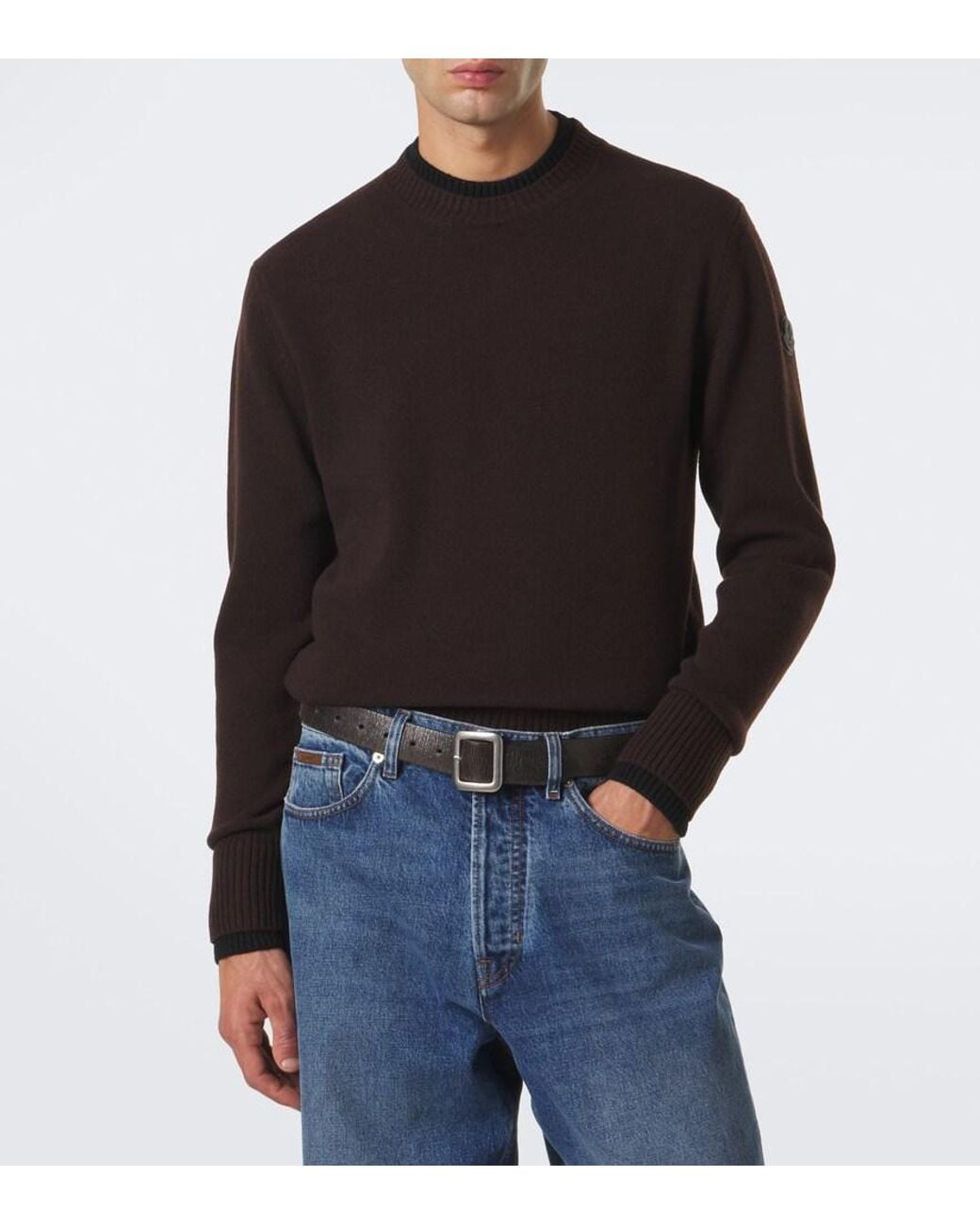 Pullover di Moncler in Black da Uomo
