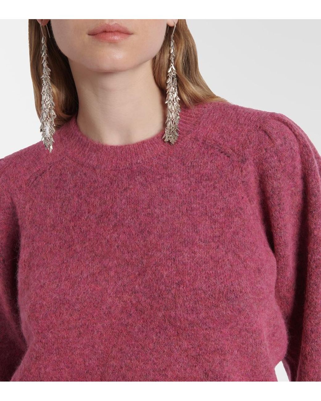 Isabel Marant Pink Alpaca-Blend Sweater