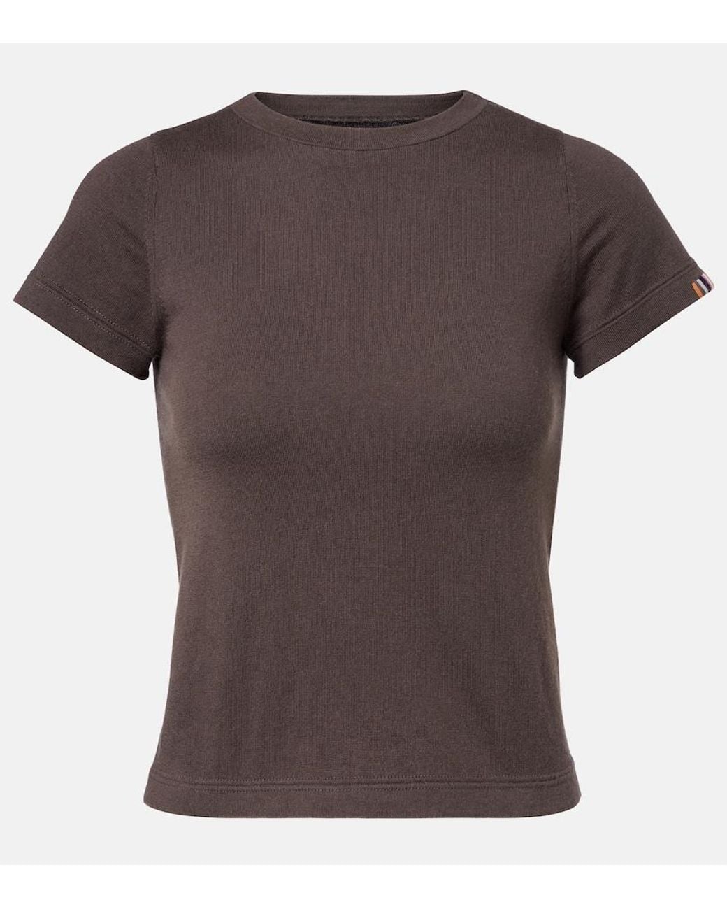 Extreme Cashmere Brown N°292 America Cotton And Cashmere T-Shirt