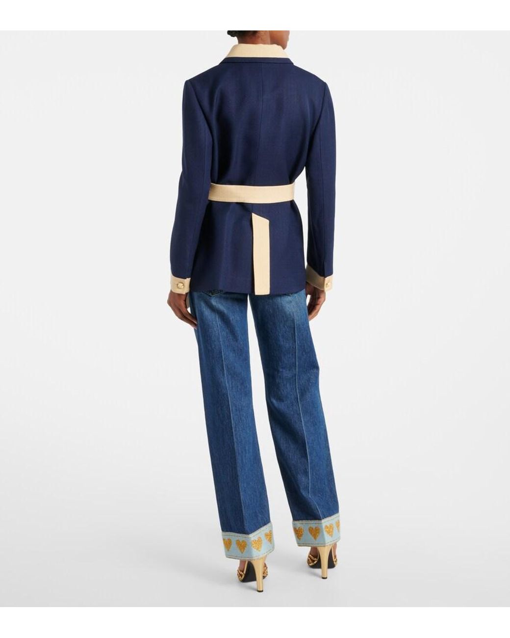 Valentino Blue Caban 38