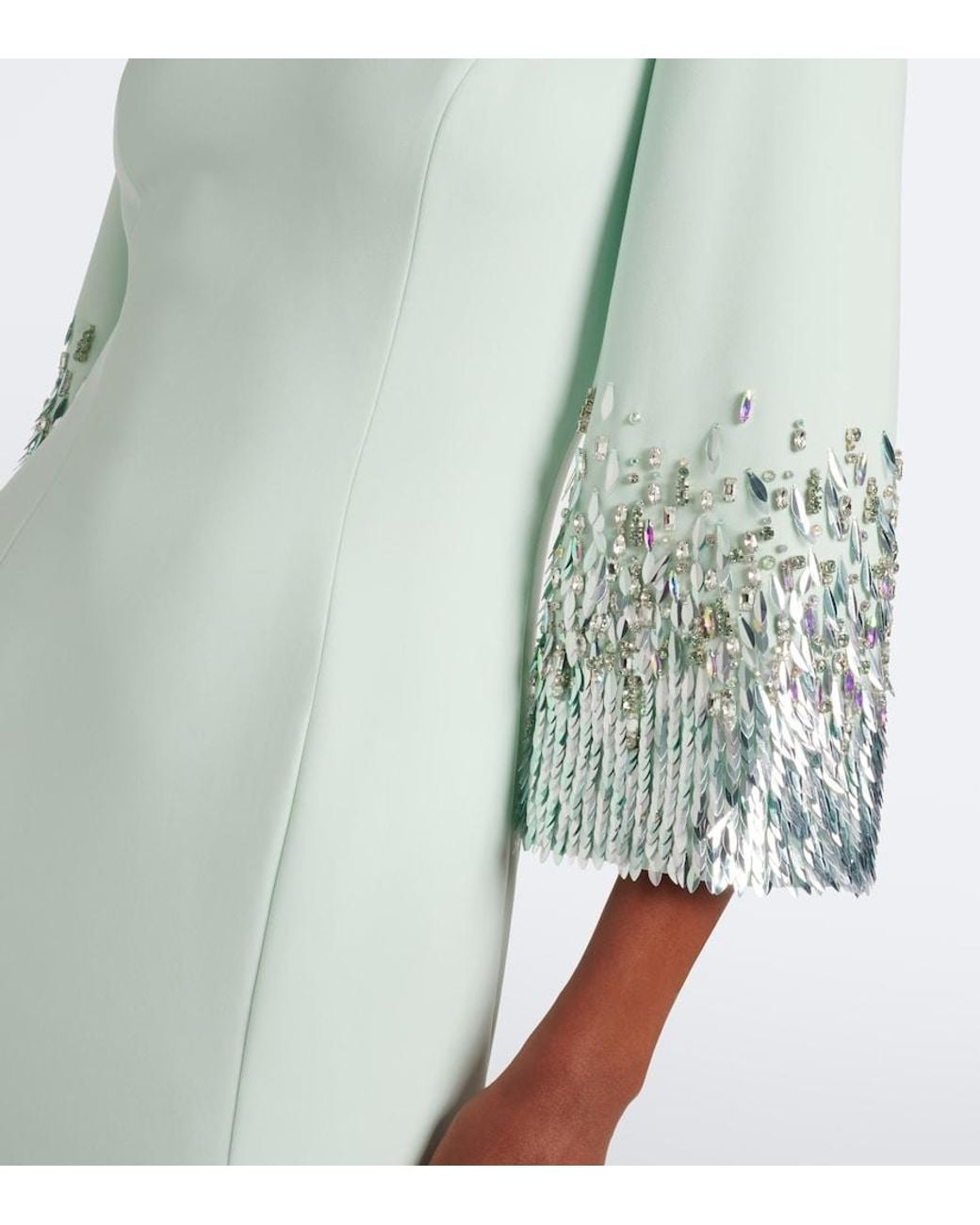 Jenny Packham White Anita Embellished Gown