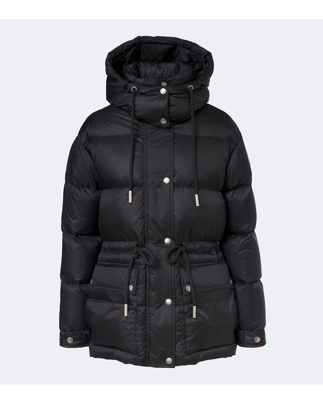 Moncler Black Sesie Quilted Down Jacket